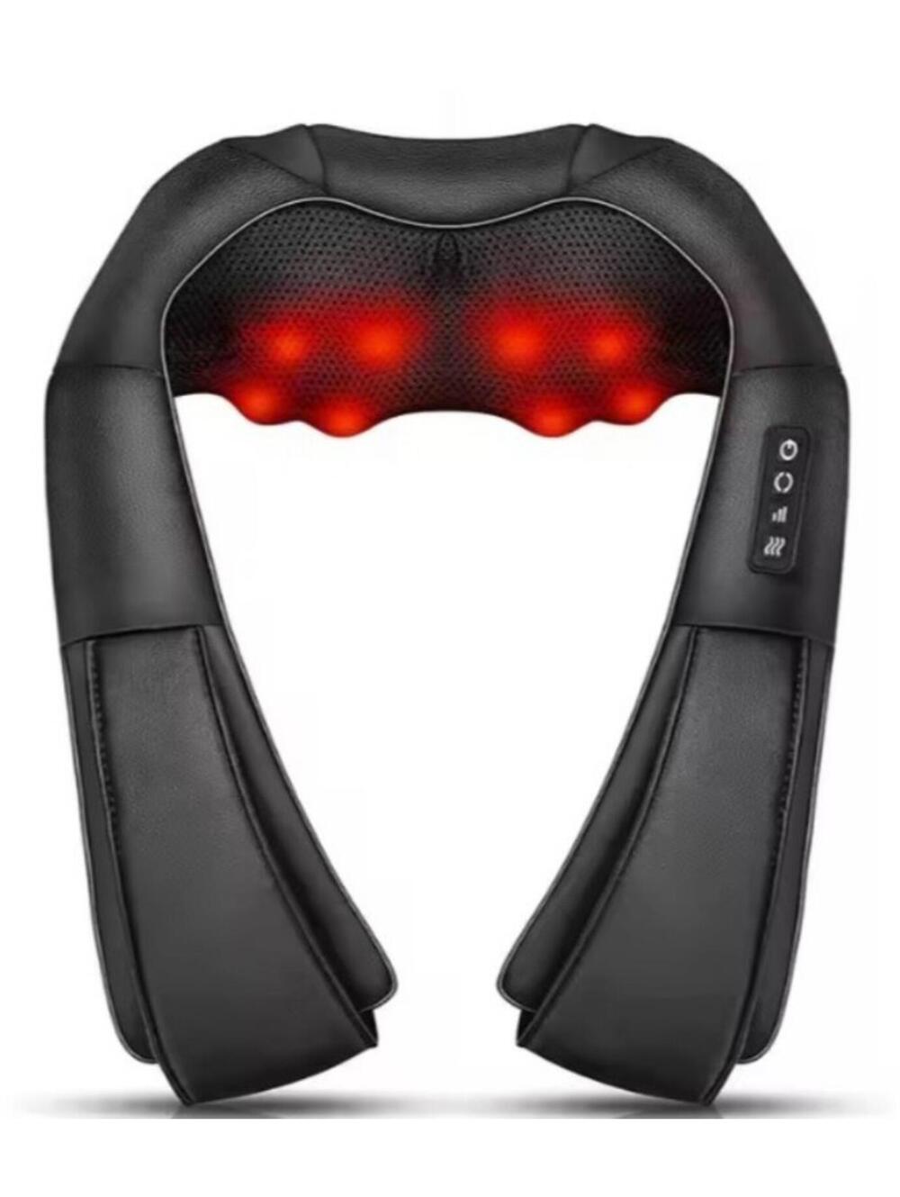 NEK TECK Kneading Massage Deep Tissue Shiatsu Cervical Massage Neck Back Heat